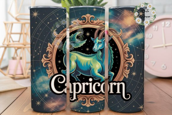Capricorn Zodiac Cosmic Tumbler Graphics Review