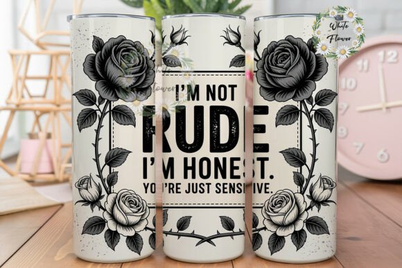 Edgy Roses Honesty Tumbler Wrap Graphics Review