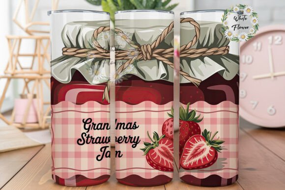 Grandmas Strawberry Jam 20oz Tumbler Graphics and Tumbler Wraps Review