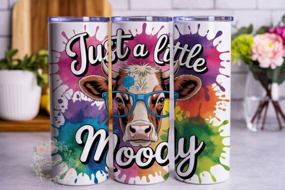 Moody Cow Glasses Tumbler Wraps & Graphics Review