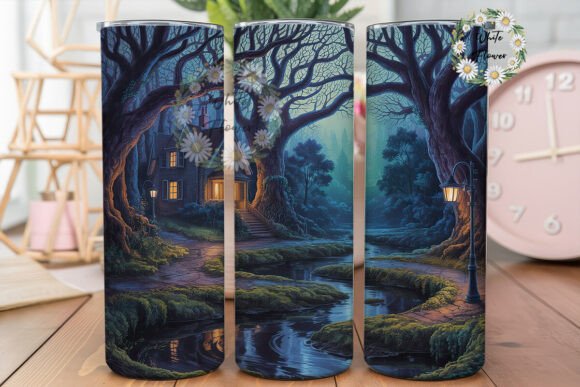 Mystic Forest House 20oz Tumbler Wrap: A Designer's Review