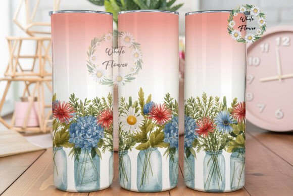 Red White Blue Floral Tumbler: Brand Graphics Review